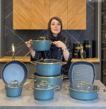 سرویس 14 پارچه kZP مدل الما - تصویر 8