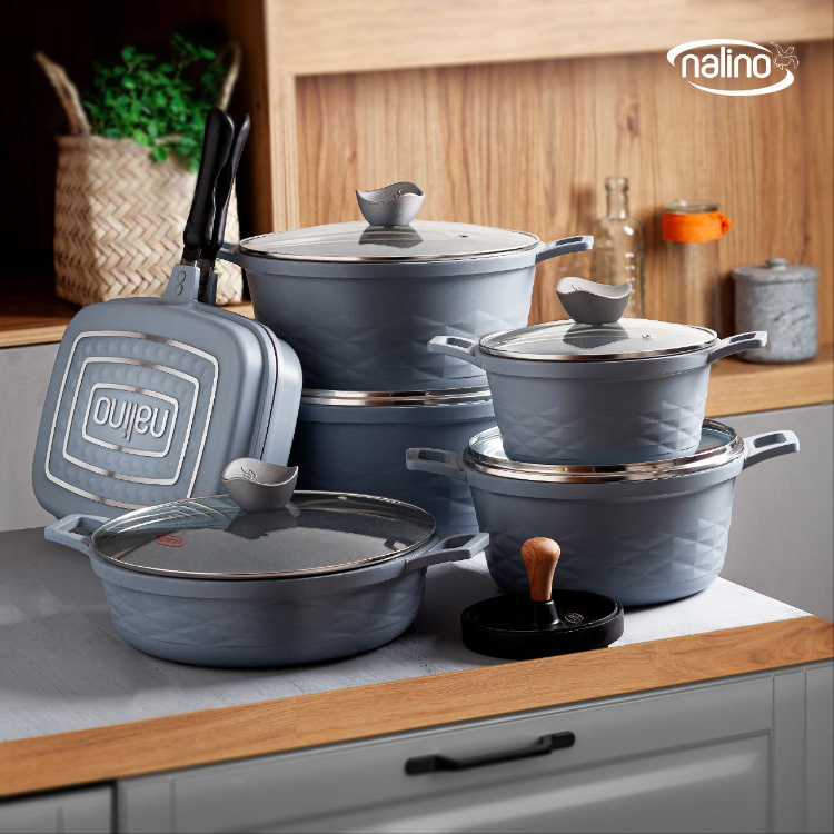 IMG_20250416_030631 سرویس قابلمه چدن 12 پارچه گرانیتی نالینو مدل ELIta - تصویر 1